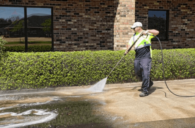 commercial concrete cleaning in smyrna